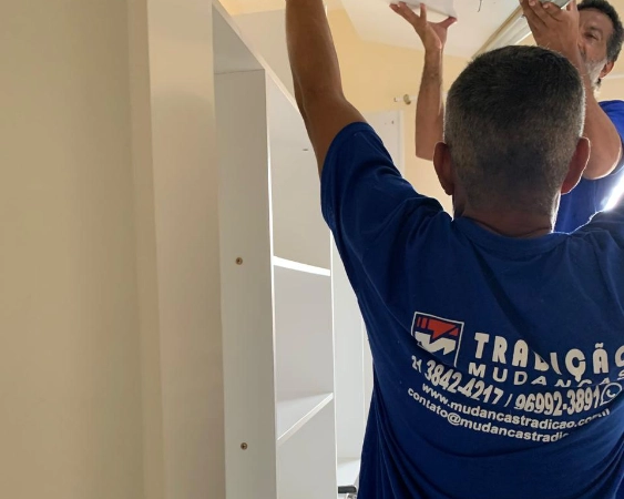 Mudança compartilhada com caixas organizadas - Mudança RJ // Mudança Residencial e Comercial no RJ
